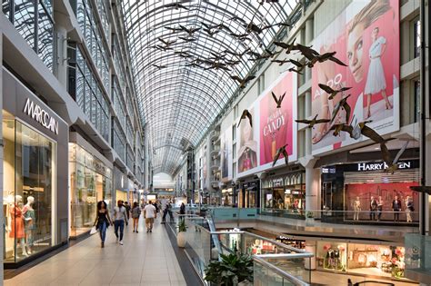 stores inside eaton centre.